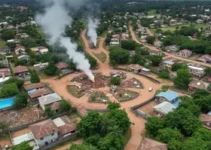 imagens registradas por drone