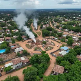 imagens registradas por drone