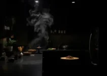 dark kitchen